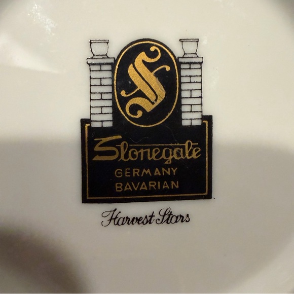 VINTAGE MCM STONEGATE "HARVEST STARS" BUTTER PATS SET OF 6
DISCONTINUED PATTERN - Picture 4 of 11